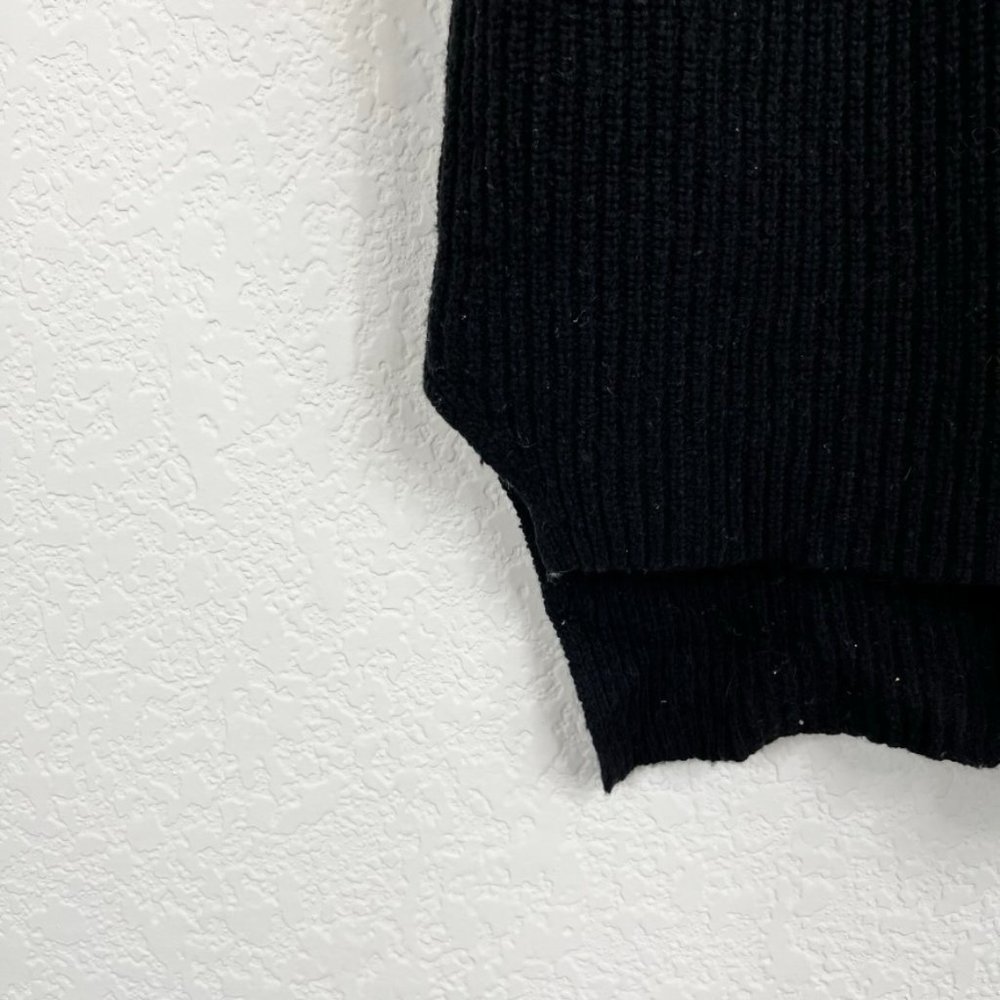 FCUK French Connection Sleeveless Mozart Knit Turtleneck Sweater - Picture 4 of 6